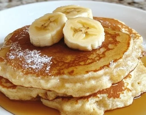 Fluffy Banana Cinnamon Yogurt Pancakes 6 Fluffy Banana Cinnamon Yogurt Pancakes
