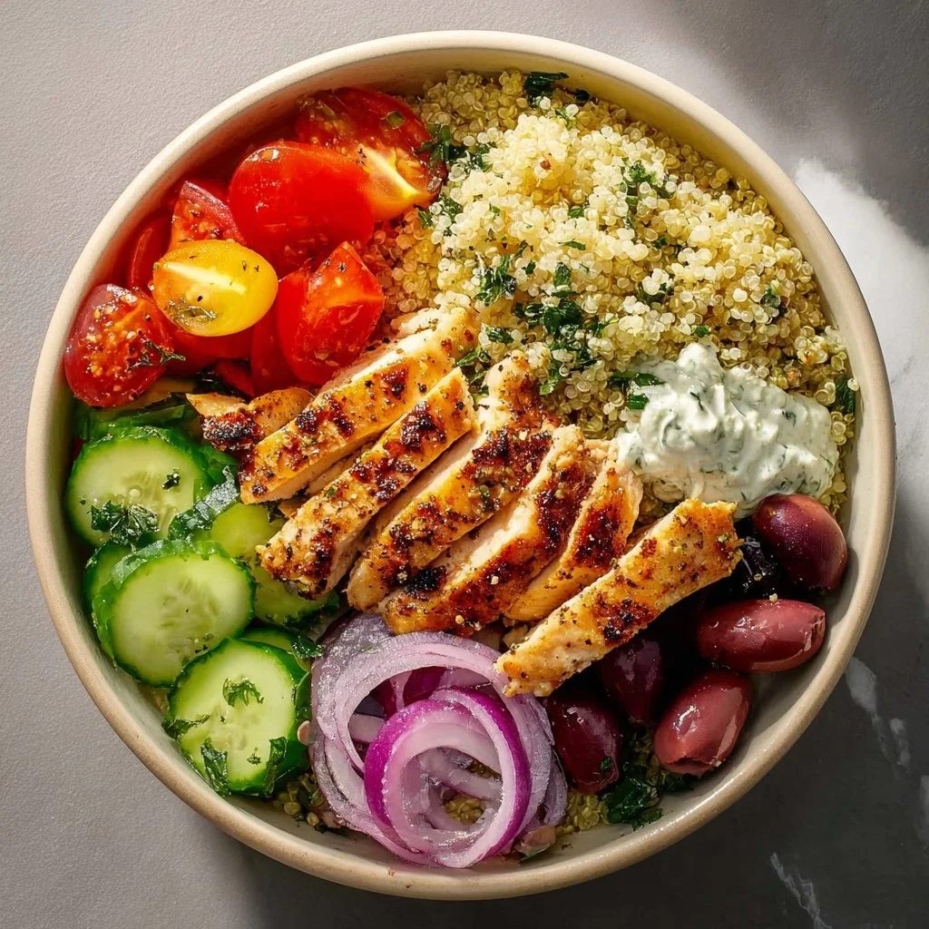 Greek Chicken Bowls