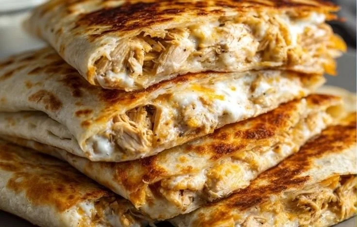 High-Protein Chicken Ranch Quesadilla 6 High-Protein Chicken Ranch Quesadilla