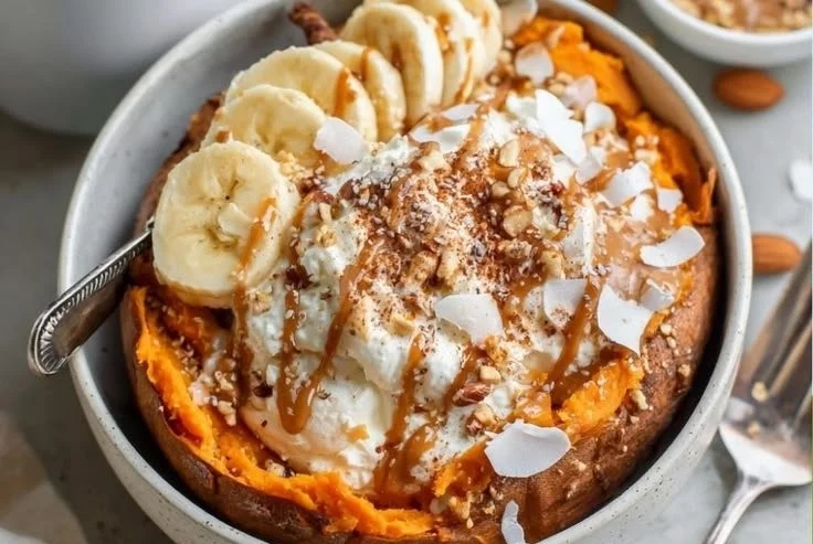 High-Protein Sweet Potato Bowl