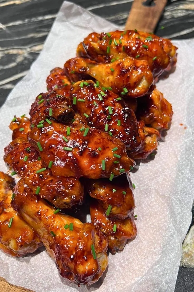 Honey BBQ Chicken Wings 6 Honey BBQ Chicken Wings