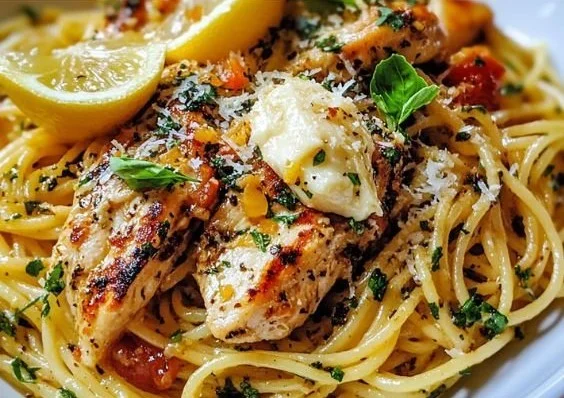 Lemon Butter Garlic Chicken Pasta 6 Lemon Butter Garlic Chicken Pasta