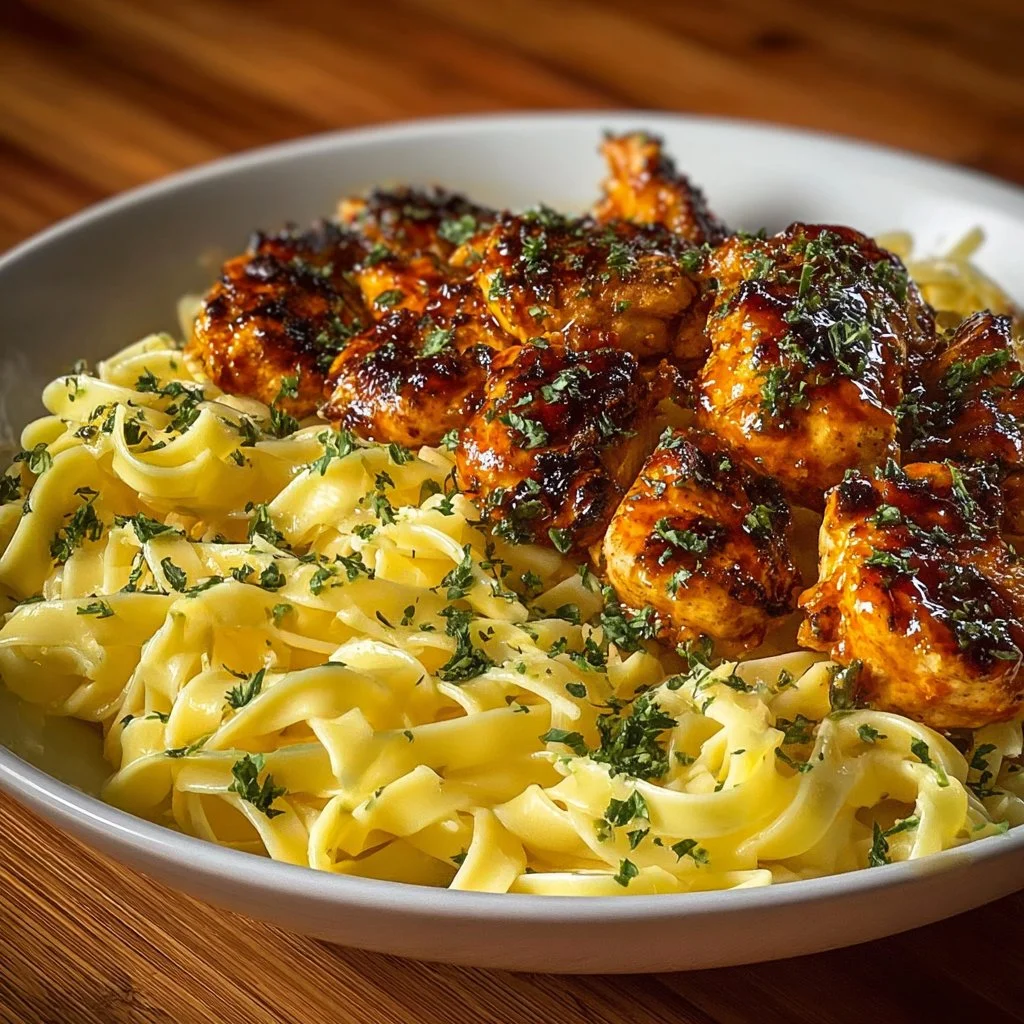 Lemon Garlic Butter Chicken with Creamy Parmesan Pasta 5 Lemon Garlic Butter Chicken with Creamy Parmesan Pasta