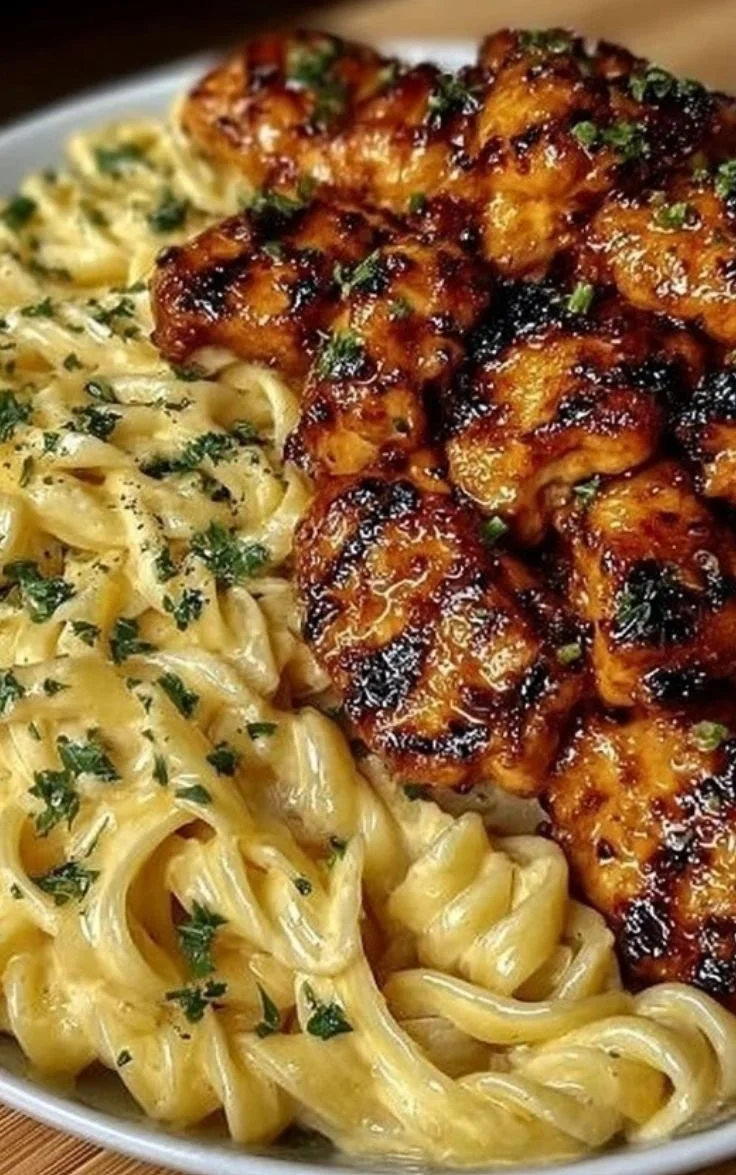 Lemon Garlic Butter Chicken with Creamy Parmesan Pasta 6 Lemon Garlic Butter Chicken with Creamy Parmesan Pasta
