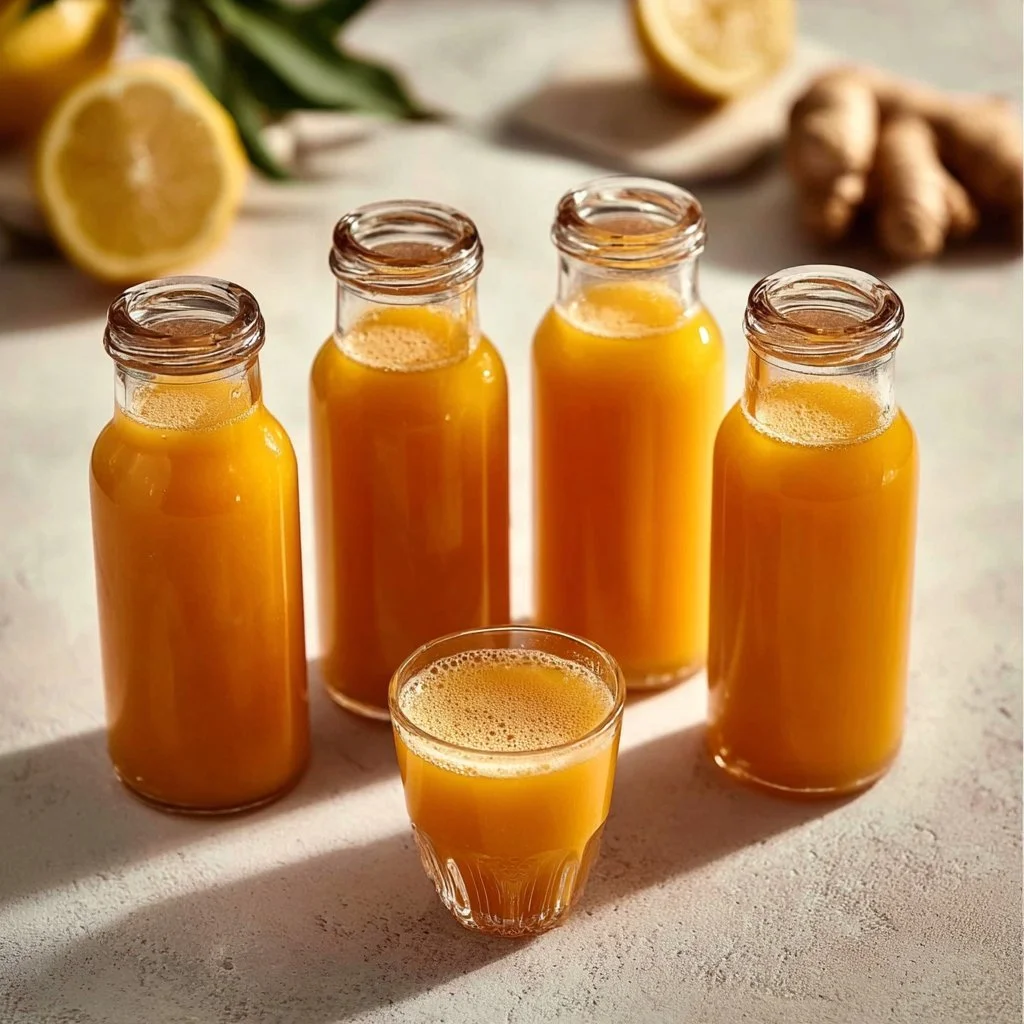 Lemon Ginger Immunity Shots