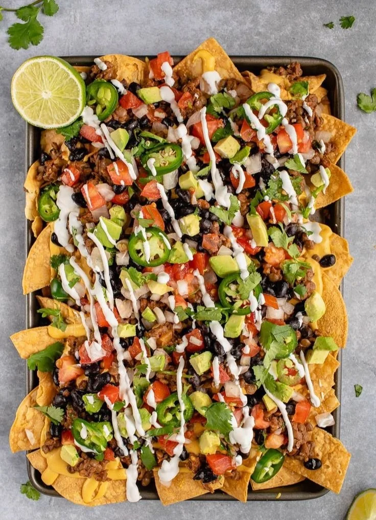 Loaded Vegan Nachos