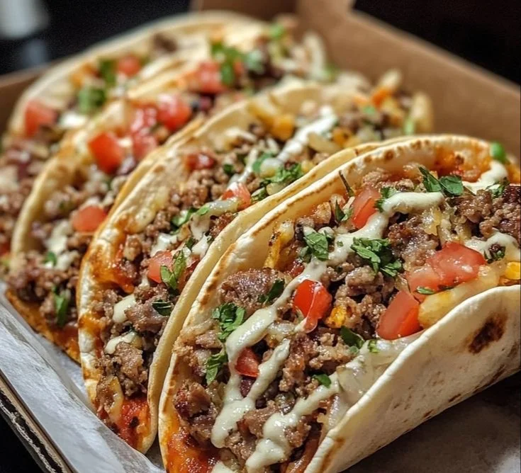 Meat Lovers Pizza Tacos 6 Meat Lovers Pizza Tacos