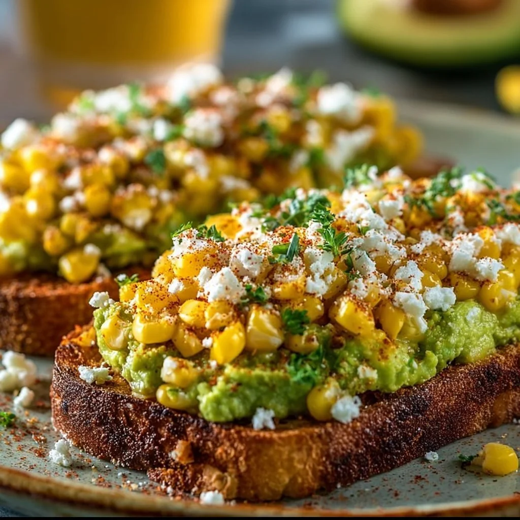 Mexican Street Corn Avocado Toast