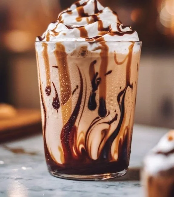 Mocha Caramel Iced Coffee 6 Mocha Caramel Iced Coffee