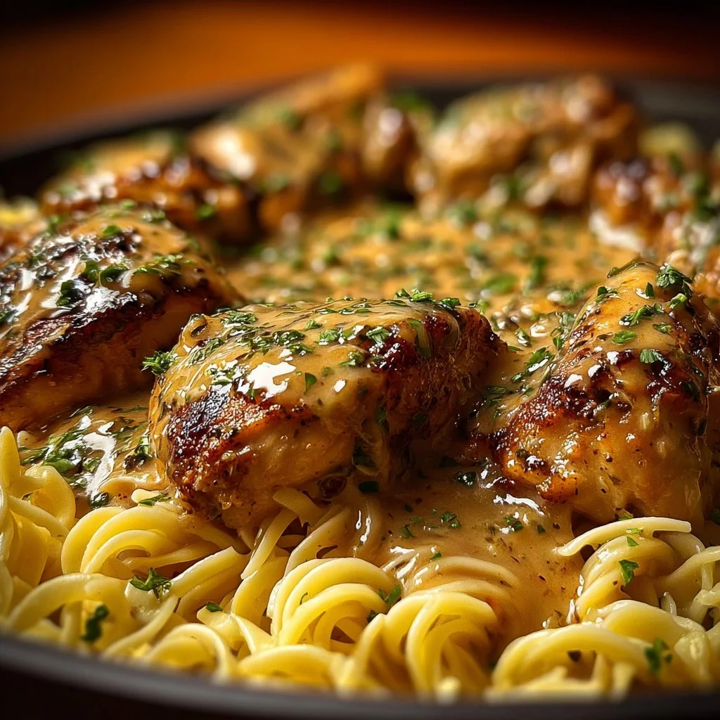 One-Pan Chicken with Buttered Noodles