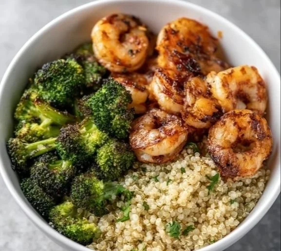 Shrimp Quinoa Bowls