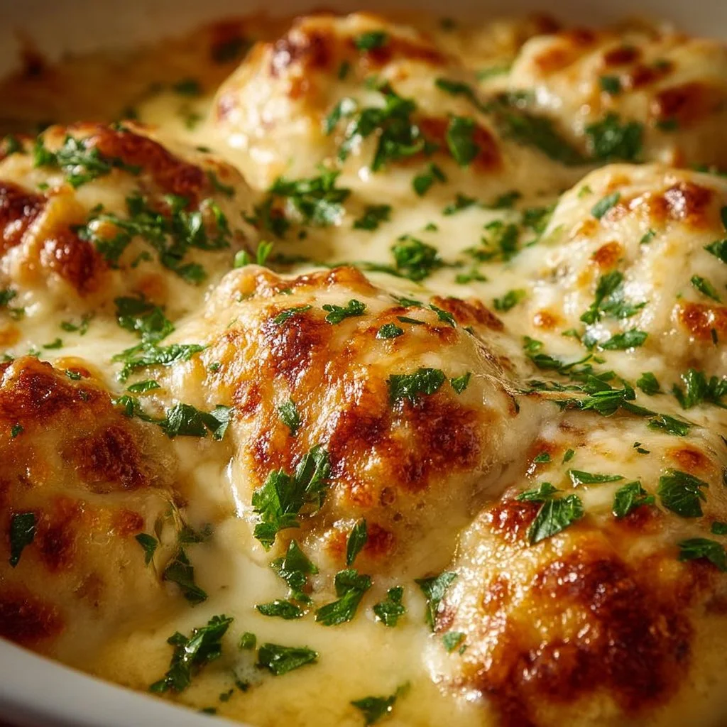 Smothered Cheesy Sour Cream Chicken