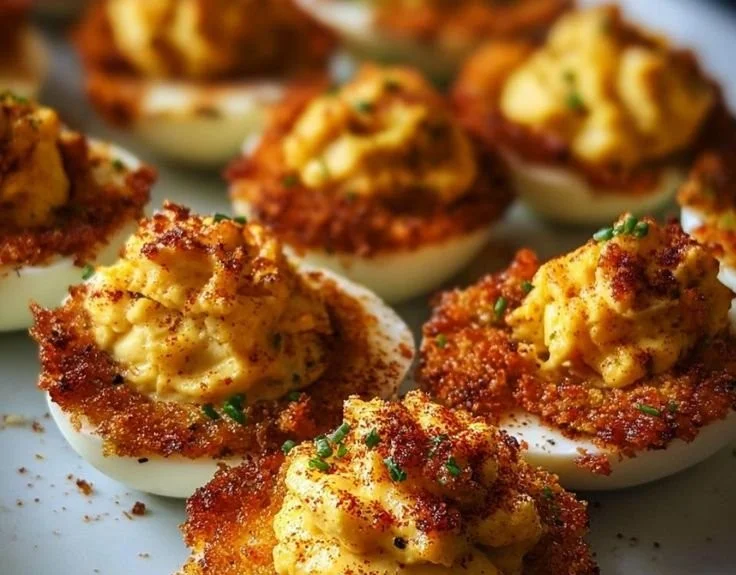 Spicy Bayou Deviled Eggs