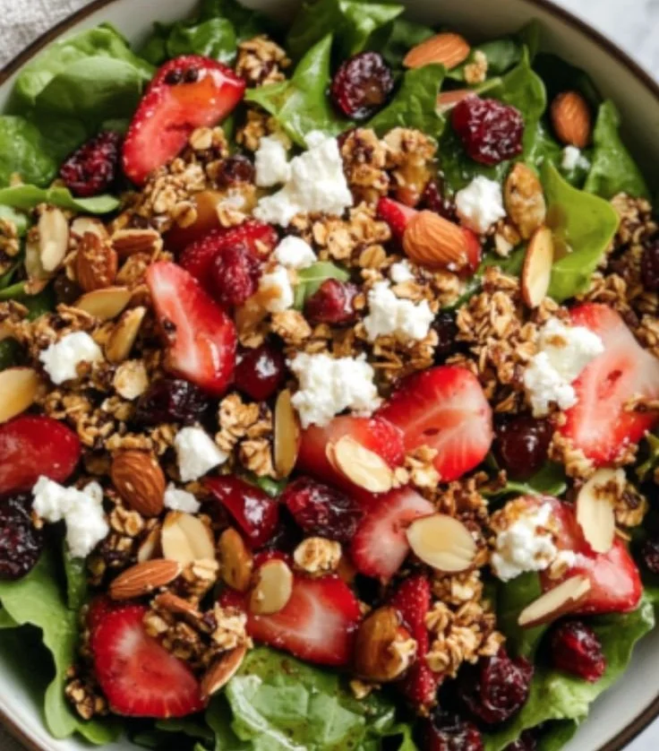 Strawberry Crunch Salad 4 Strawberry Crunch Salad
