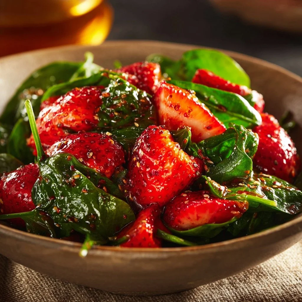 Strawberry Spinach Salad 5 Strawberry Spinach Salad