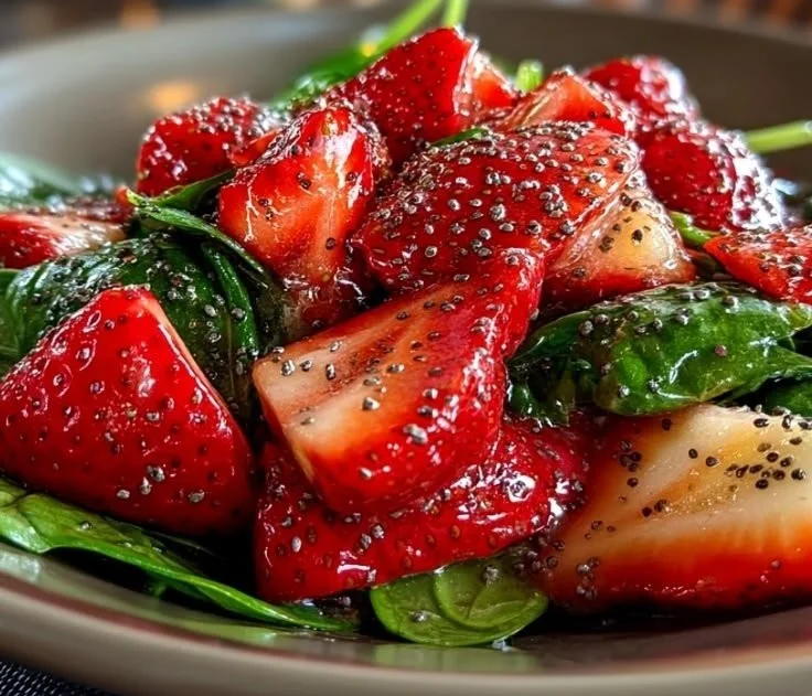 Strawberry Spinach Salad 6 Strawberry Spinach Salad