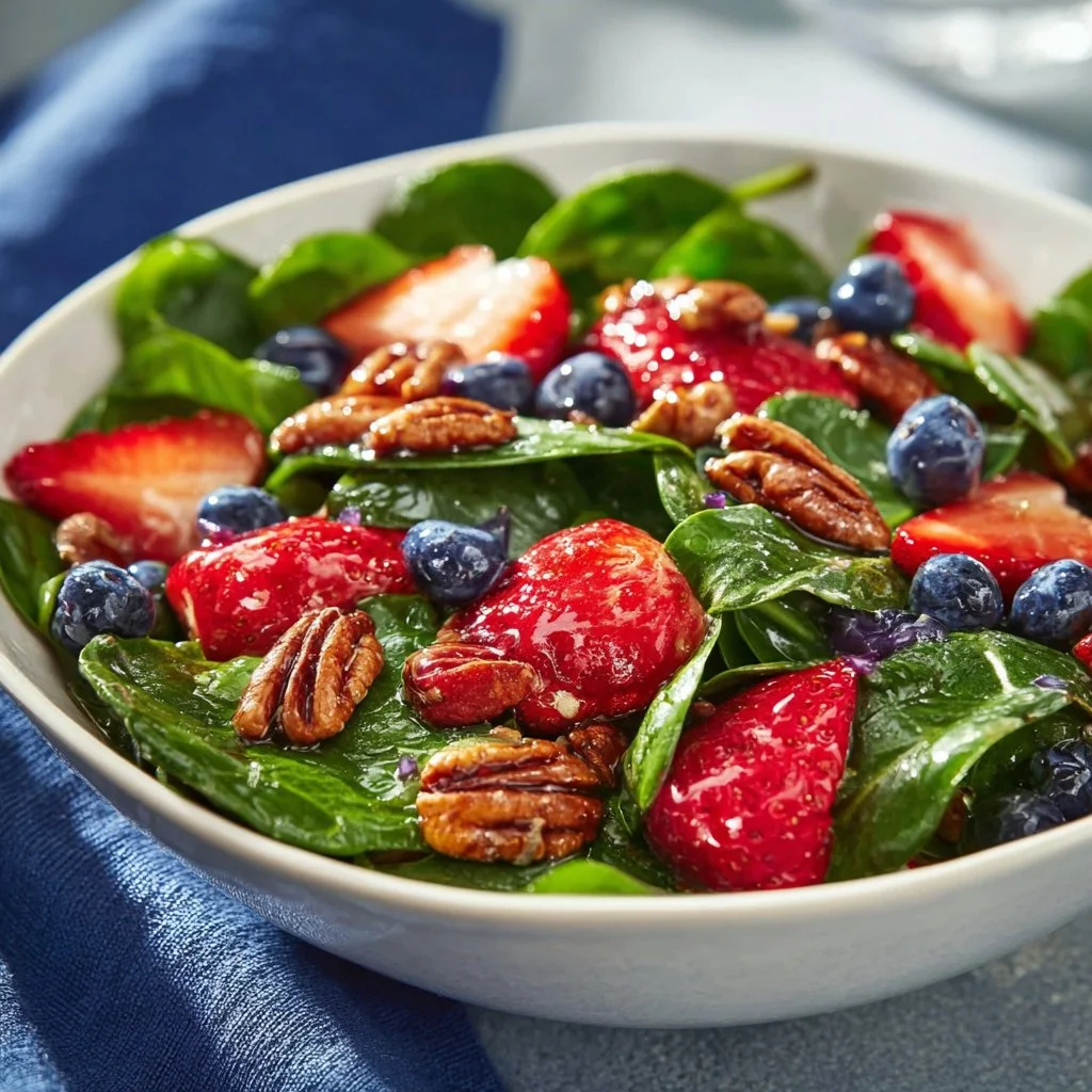 Strawberry Spinach Salad