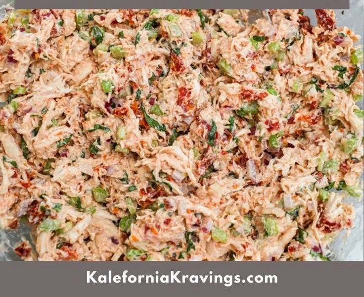 Zesty Sun-Dried Tomato Chicken Salad