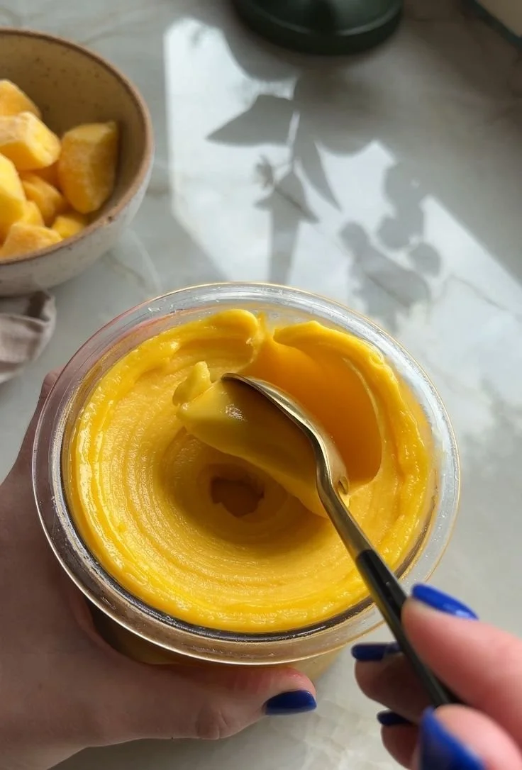 2 Ingredient Mango Sorbet
