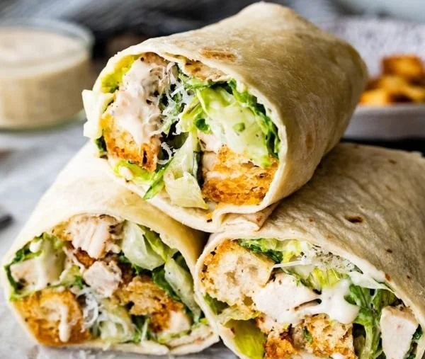 Chicken Caesar Wrap 6 Chicken Caesar Wrap