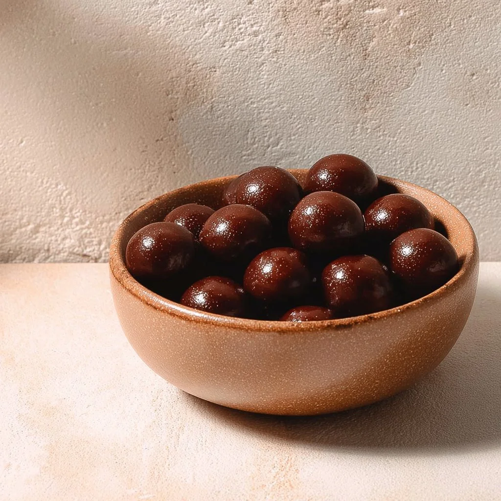 Chocolate Date Balls with Walnuts