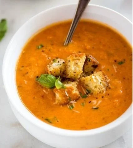 Cozy Tomato Basil Soup