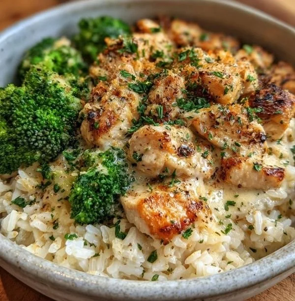 Creamy Garlic Chicken Rice Bowls 6 Creamy Garlic Chicken Rice Bowls