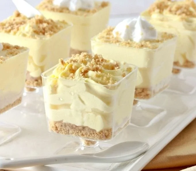 Delightfully Zesty No-Bake Lemon Cheesecake Mousse Cups