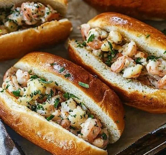 East Coast Shrimp Rolls