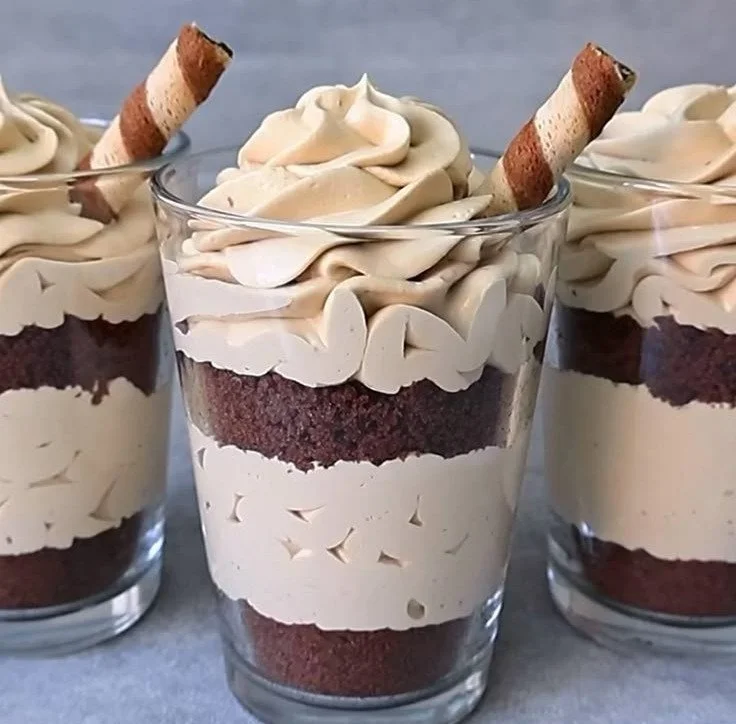 Easy no-bake coffee dessert with creamy layers and coffee flavor