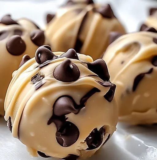 Frozen Greek yogurt peanut butter bites in a bowl, a healthy dessert option