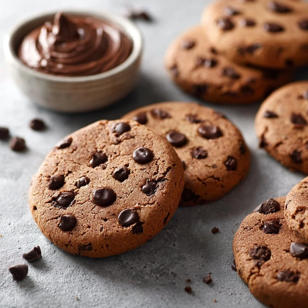 Healthy High Protein Cocoa Chickpea Cookies with Banana 4 Delicious high protein cocoa cookies made with chickpeas and banana