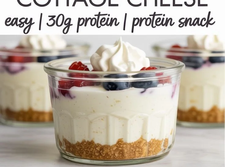 Healthy Protein Cheesecake Jars 6 Healthy Protein Cheesecake Jars