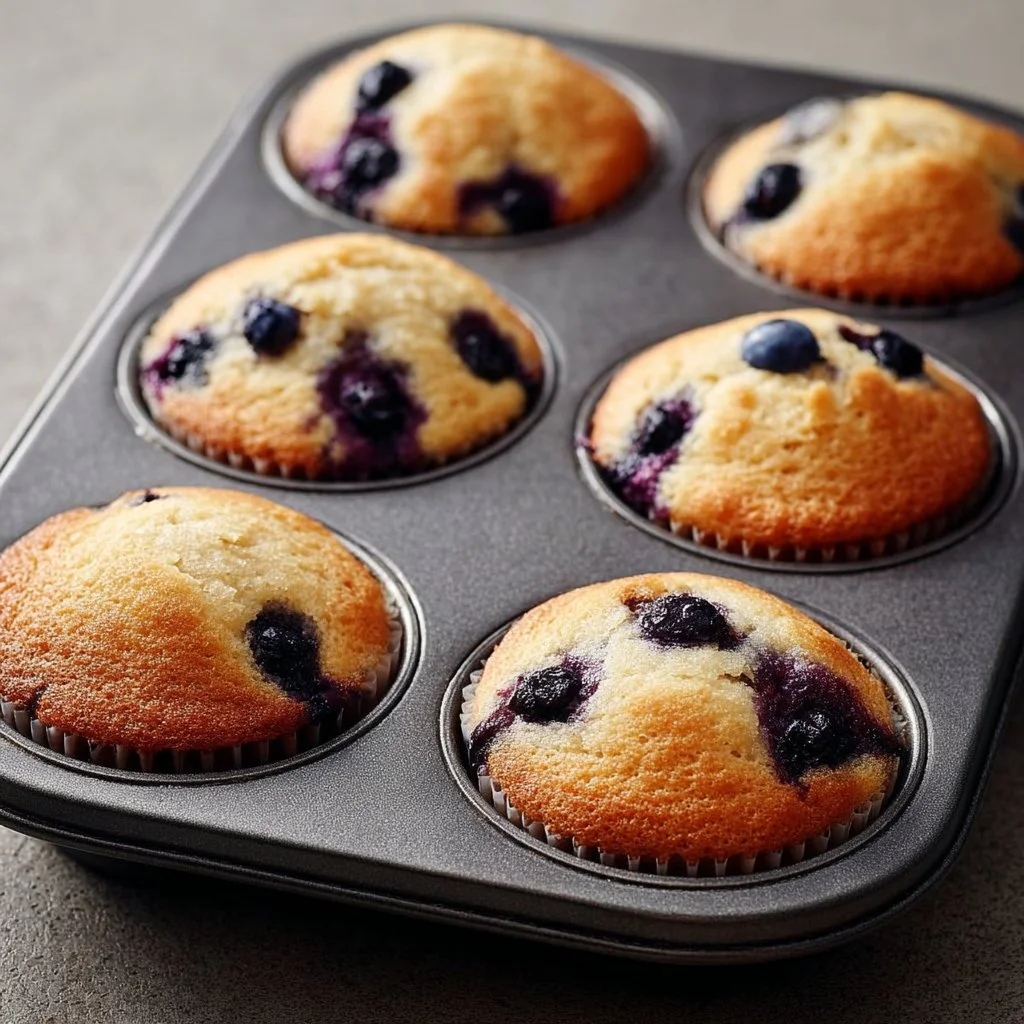 Hearty Blueberry Protein Muffins