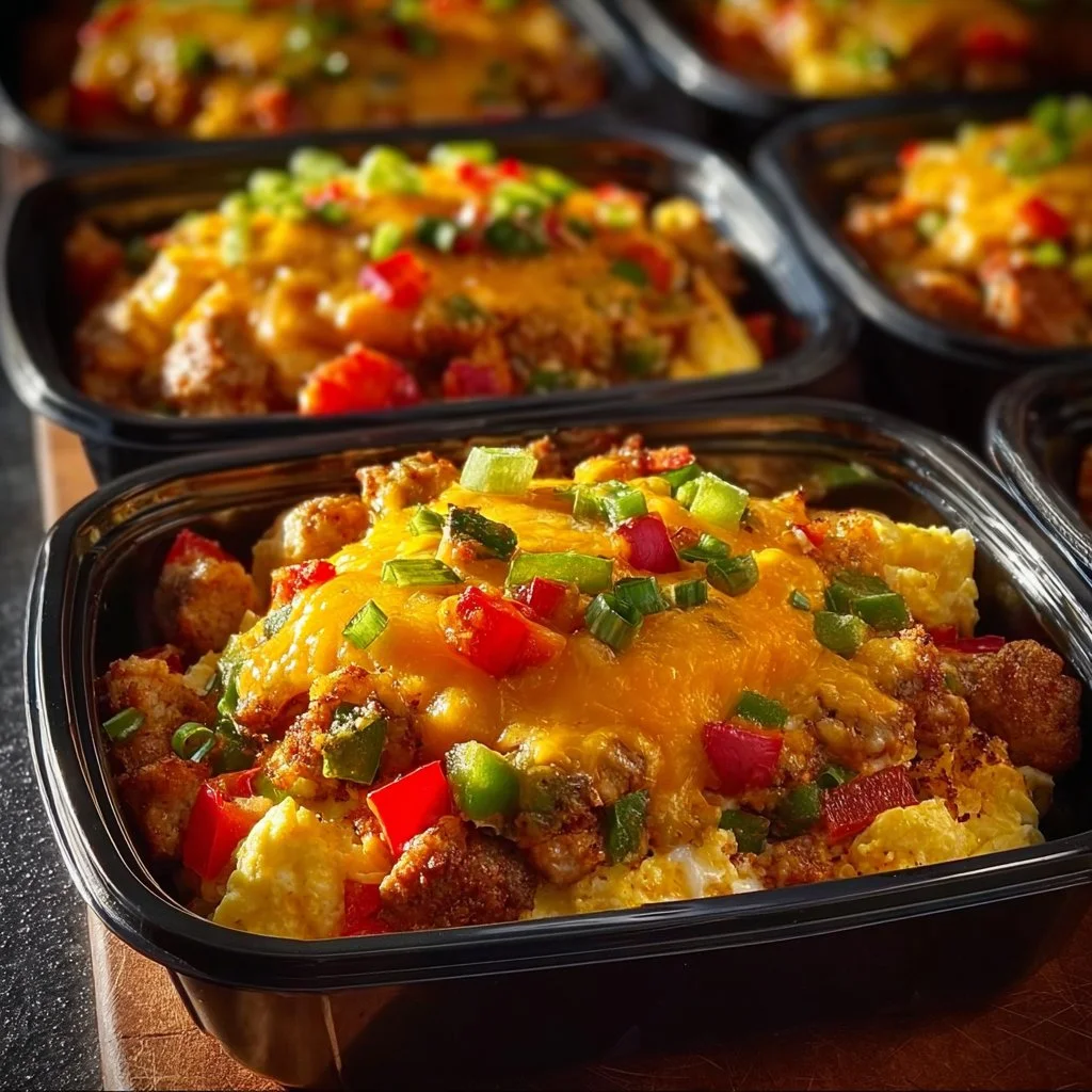 High protein breakfast bowls for a quick and healthy meal prep