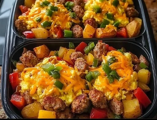 High Protein Freezer Friendly Breakfast Bowls