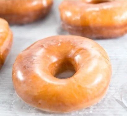 Homemade Dunkin Donuts Glazed Donuts 4 Homemade glazed donuts inspired by Dunkin' Donuts recipe