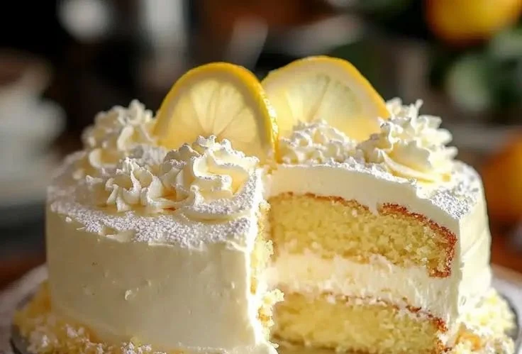 Italian Lemon Cream Cake