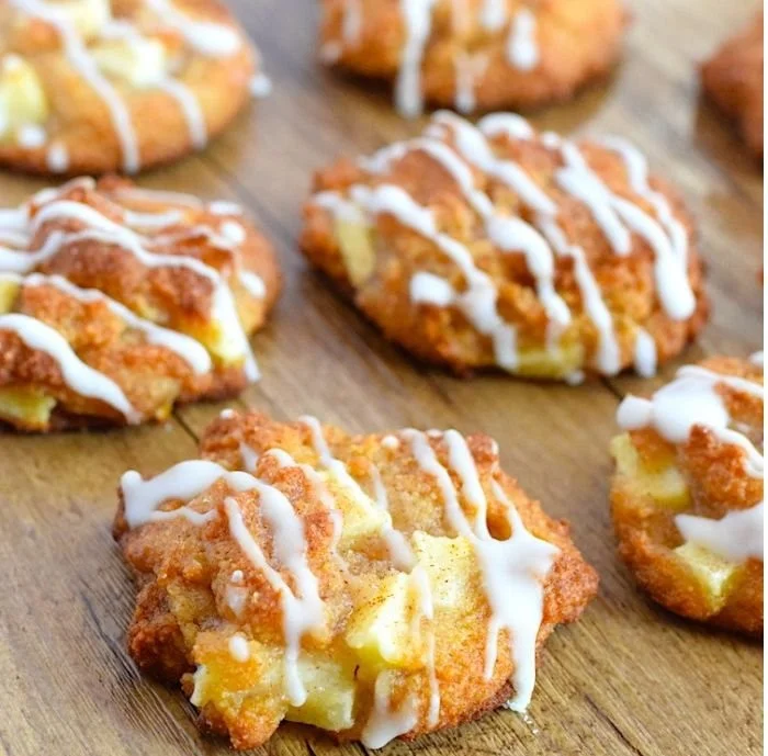 Keto Apple Fritter Cookies
