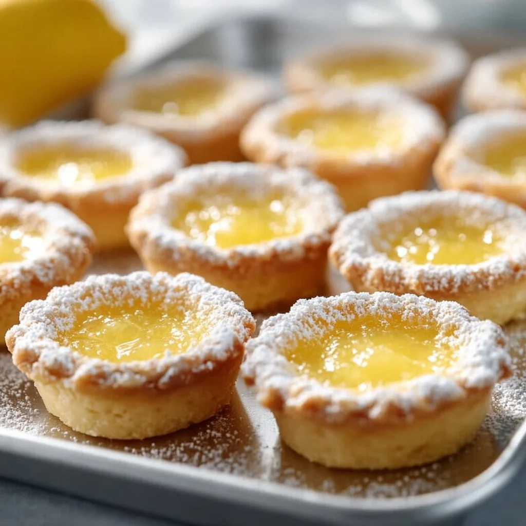 Lemon Bar Cookie Cups