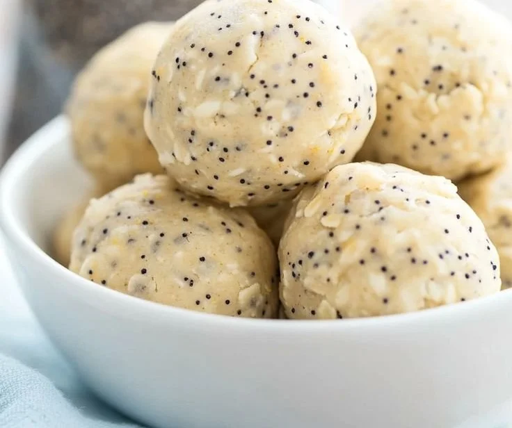 Lemon Poppyseed Protein Balls