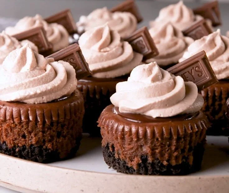 Mini Death by Chocolate Cheesecakes