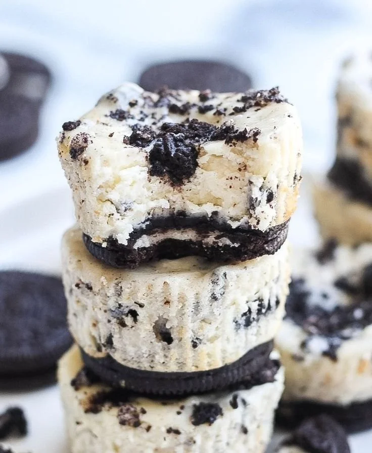 Mini Oreo Cheesecakes
