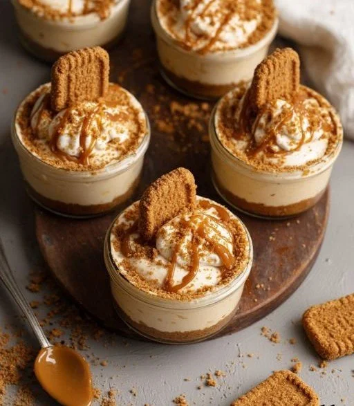 No-Bake Biscoff Cheesecake Cups 5 No-Bake Biscoff Cheesecake Cups