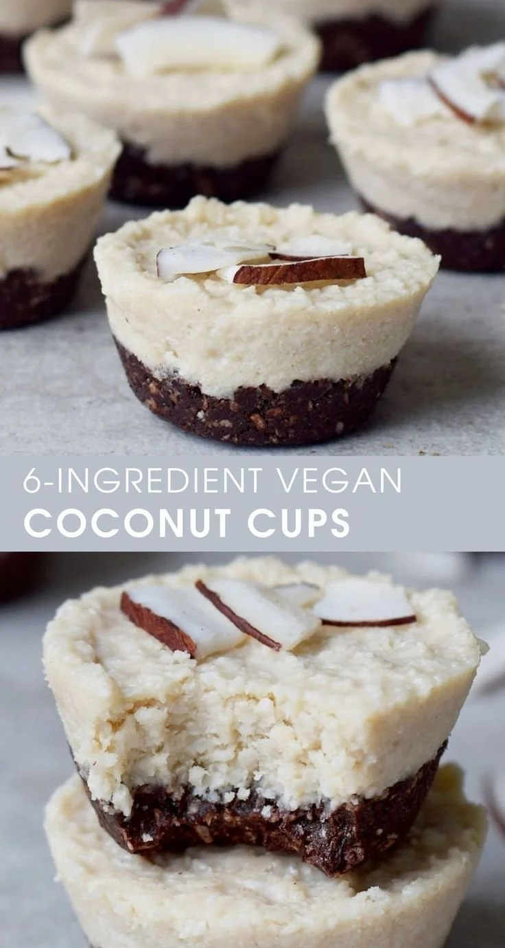 No-Bake Vegan Coconut Cups