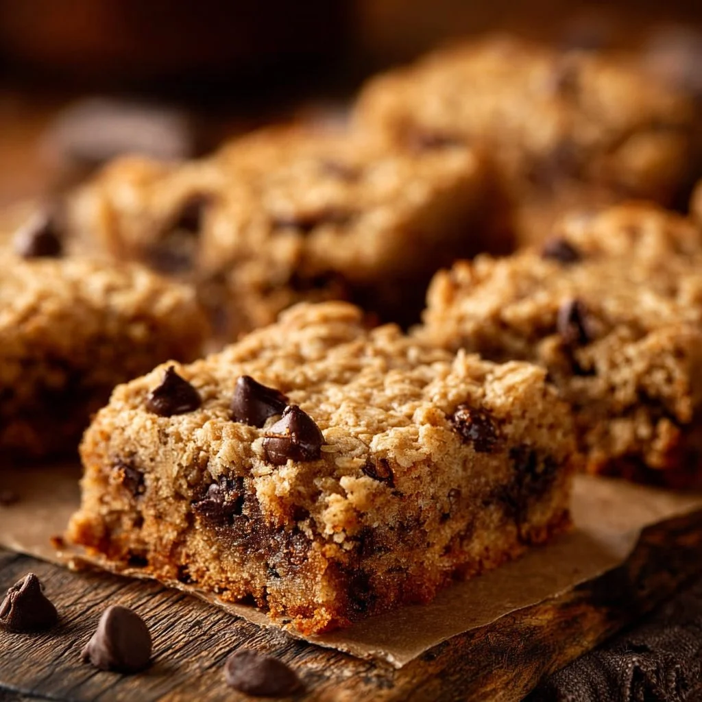 Oatmeal Chocolate Chip Cookie Bars
