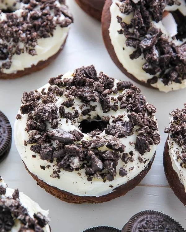 Oreo Cookies and Cream Donuts