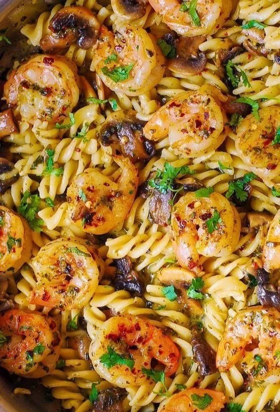 Pesto Shrimp Pasta