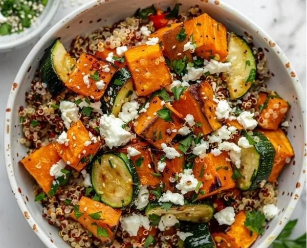 Roasted Vegetable Quinoa Bowl 6 Roasted Vegetable Quinoa Bowl