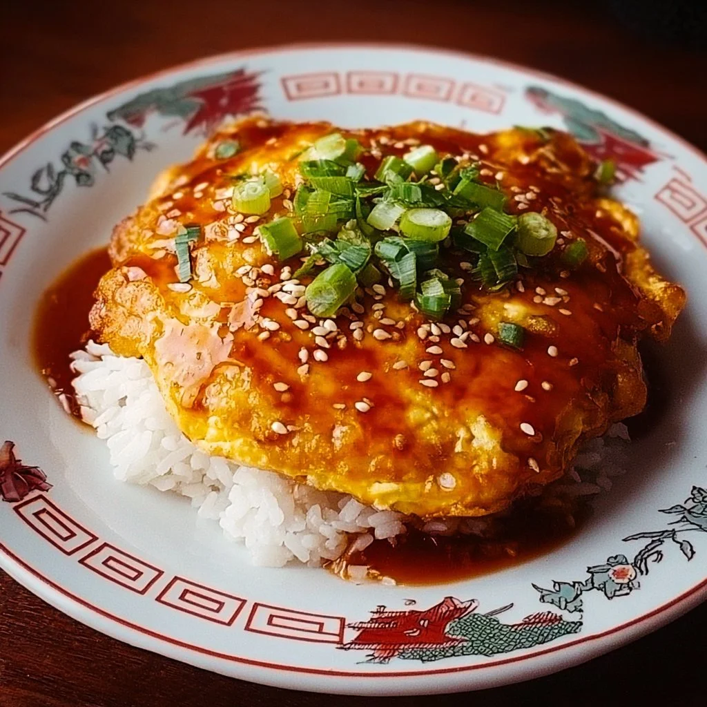 Savory Chicken Egg Foo Young